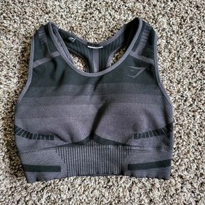 Gymshark Geo Seamless Sports Bra - Black